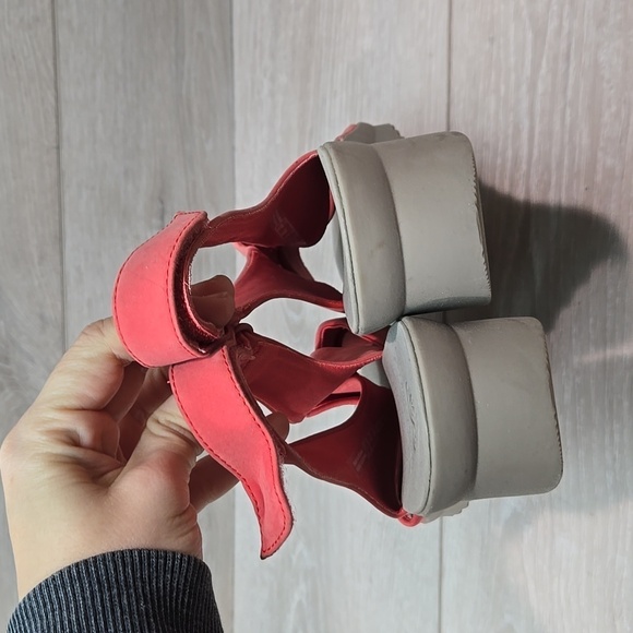 Cloudsteppers by Clarks Women. Oral Caddel Leather Wedge Sandals shoes sz 10M - Picture 7 of 12